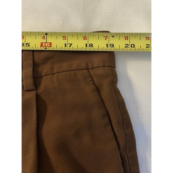 VINCE Stove Pipe Pull On Crop Pants Women XXL Dark Vicuna Ankle Pleated Trouser - Picture 10 of 11